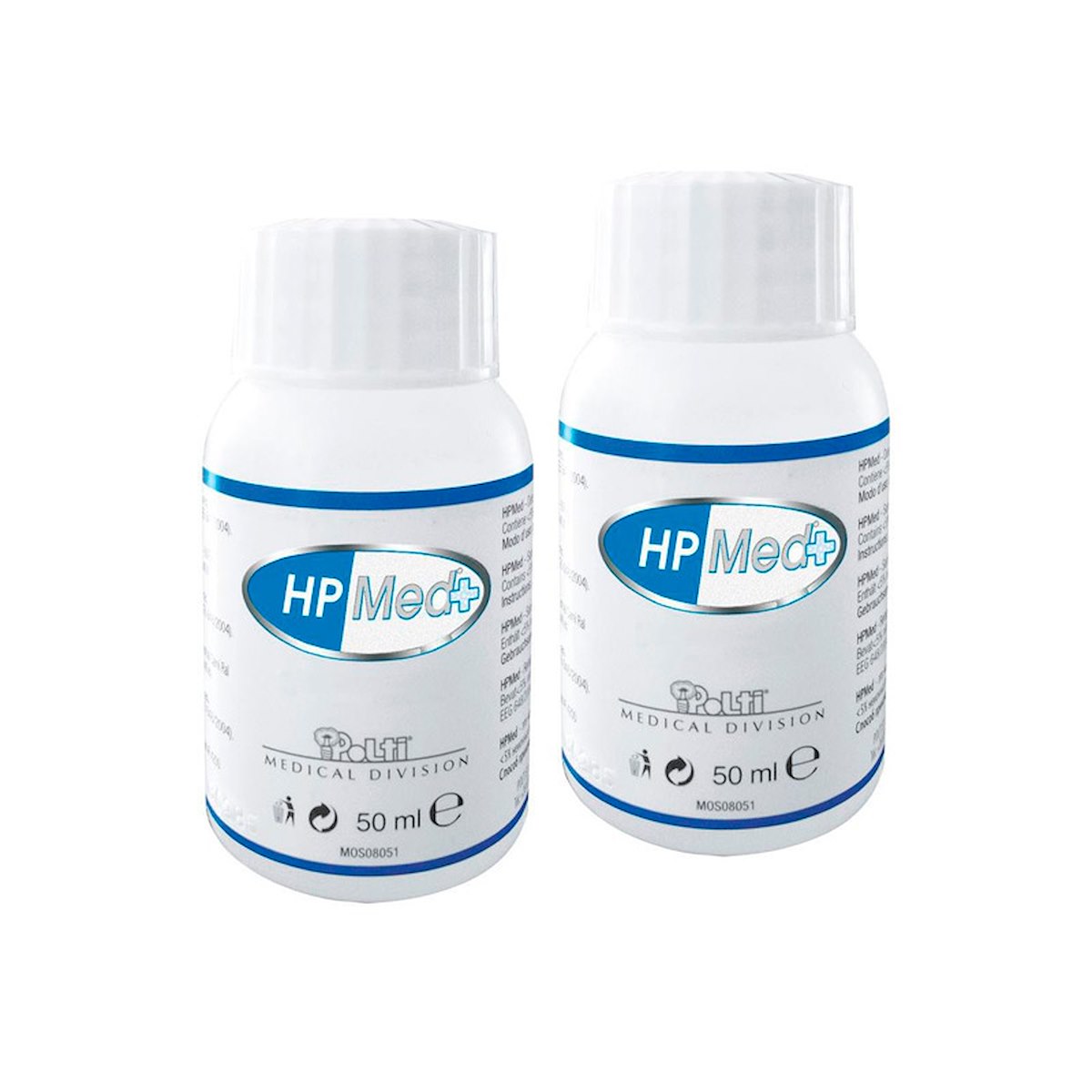POLTI PAEU0244 Detergente HPMed per Sani System 2 Flaconi da 50ML