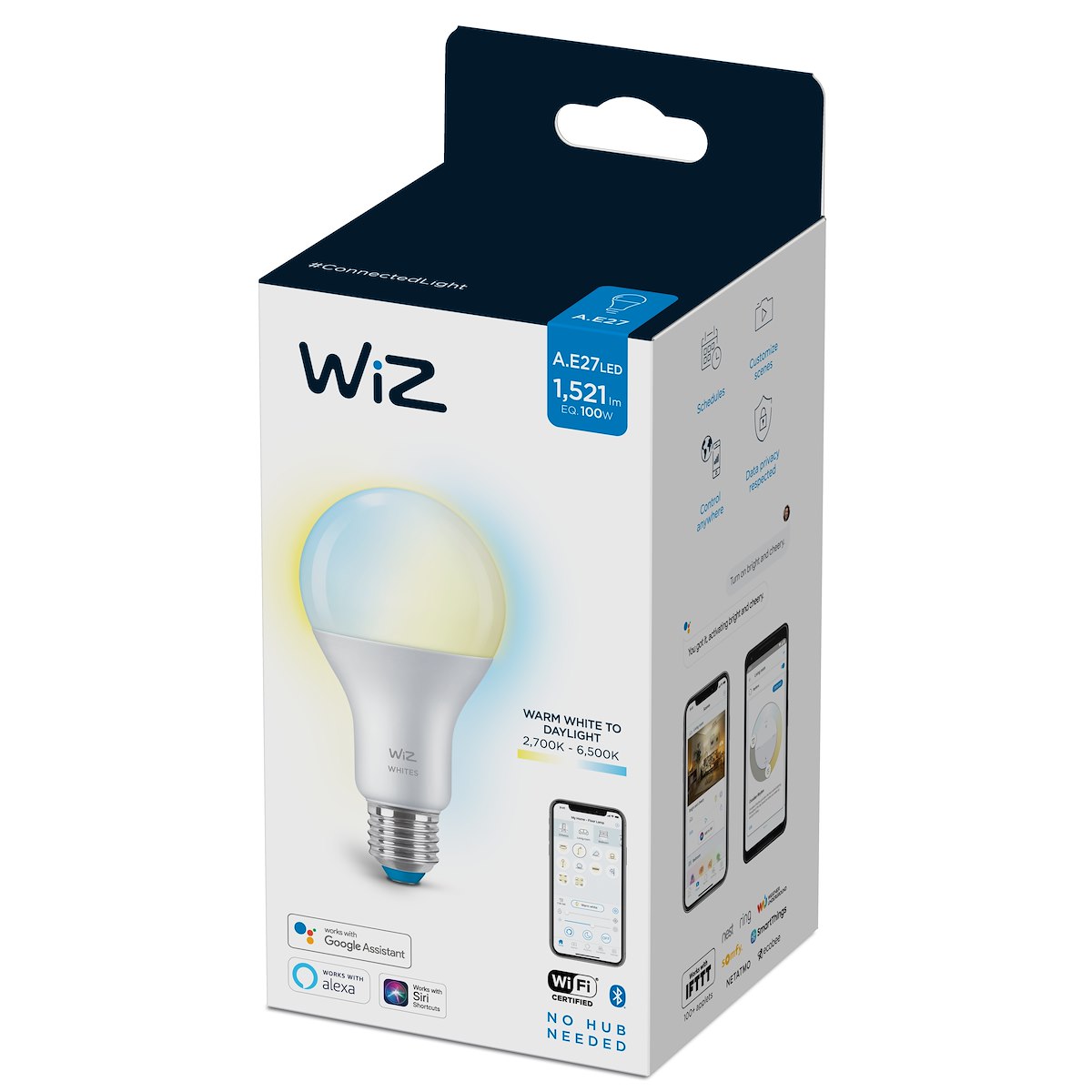 WIZ 929002449602 Lampada LED Goccia Smerigliata 100W E27