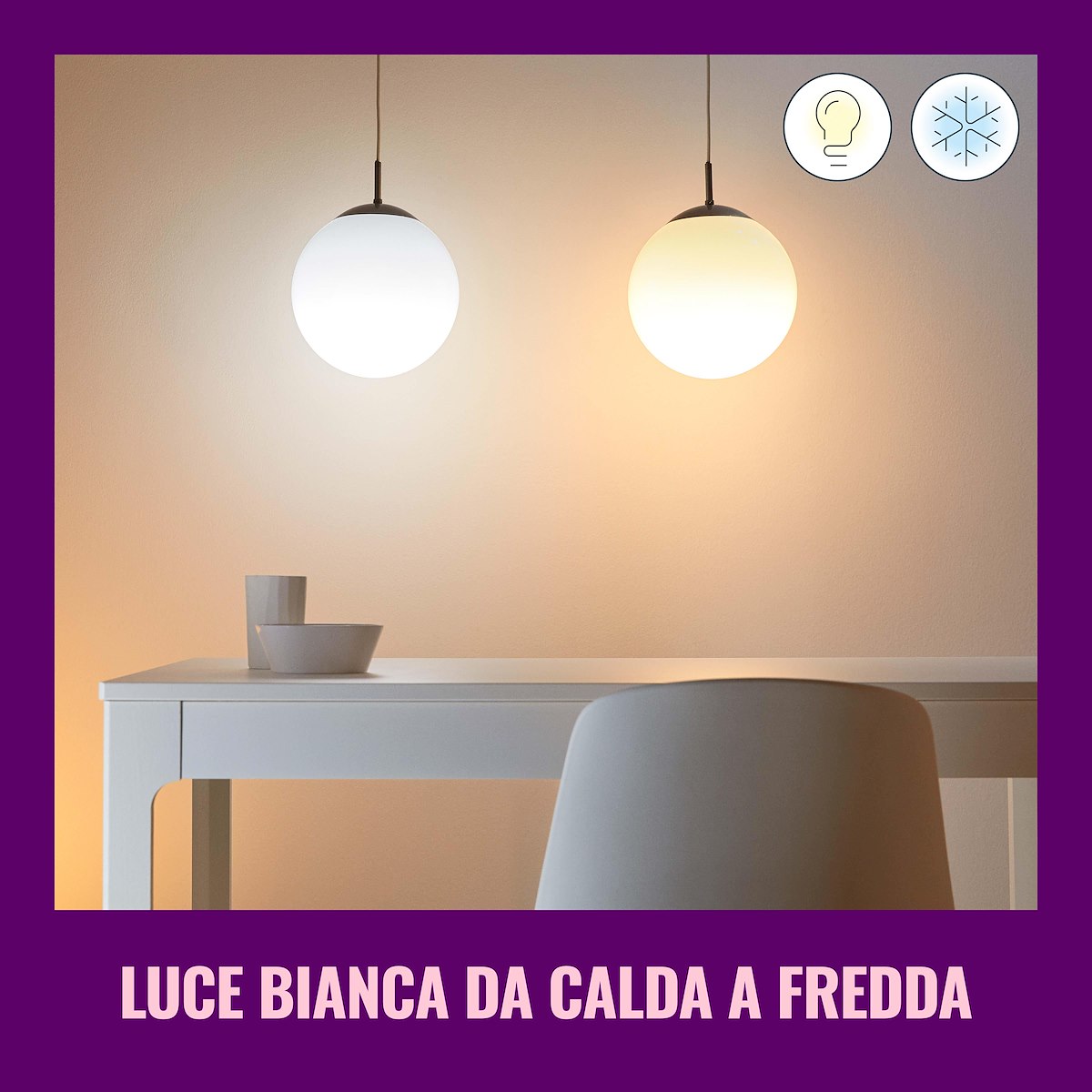 WIZ 929002448802 Lampada LED Candela Smerigliata Color 40W E14 - immagine 5