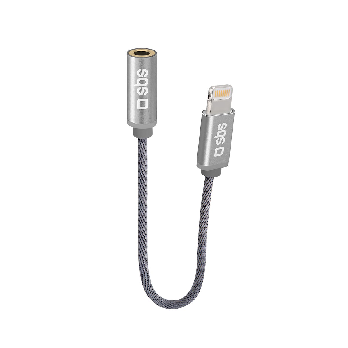 SBS TEADAPTJACKMFIW: Adattatore MFI Lightning a Jack 3.5
