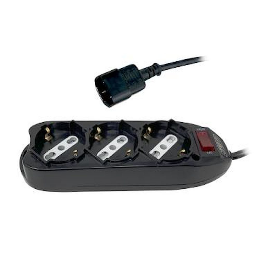 GBC 22055311 Multipresa 3P 10/16A + T.C. con interruttore