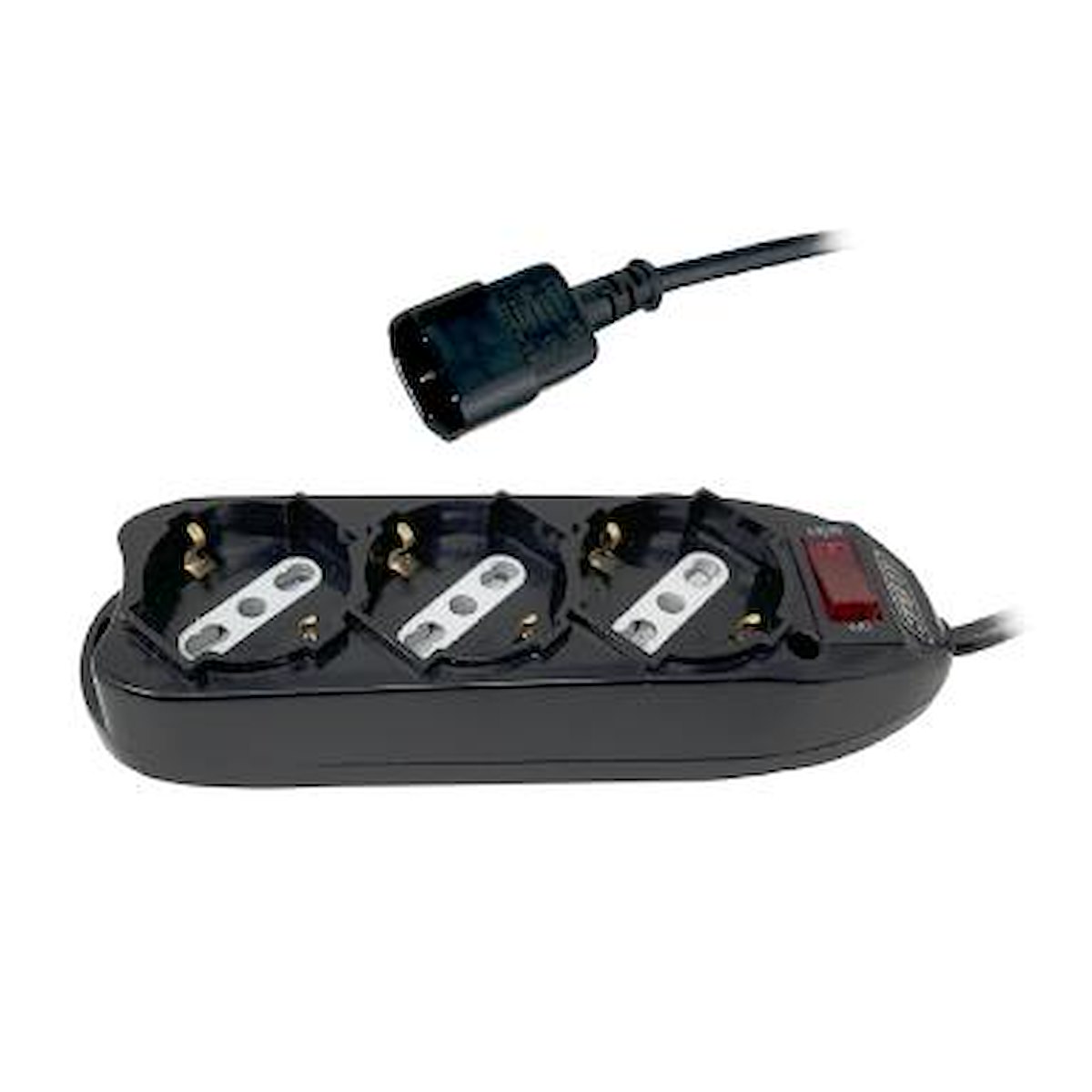 GBC 22055311 Multipresa 3P 10/16A + T.C. con interruttore