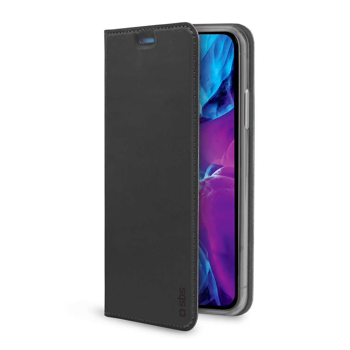 SBS TEBKLITEIP12K Cover Wallet Lite per iPhone 12 Mini, Nero