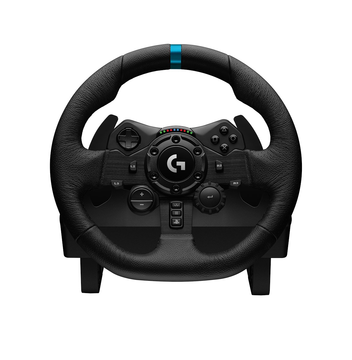 LOGITECH G923 Kit Volante Racing in Pelle e Pedali per PS5-PS4 e PC