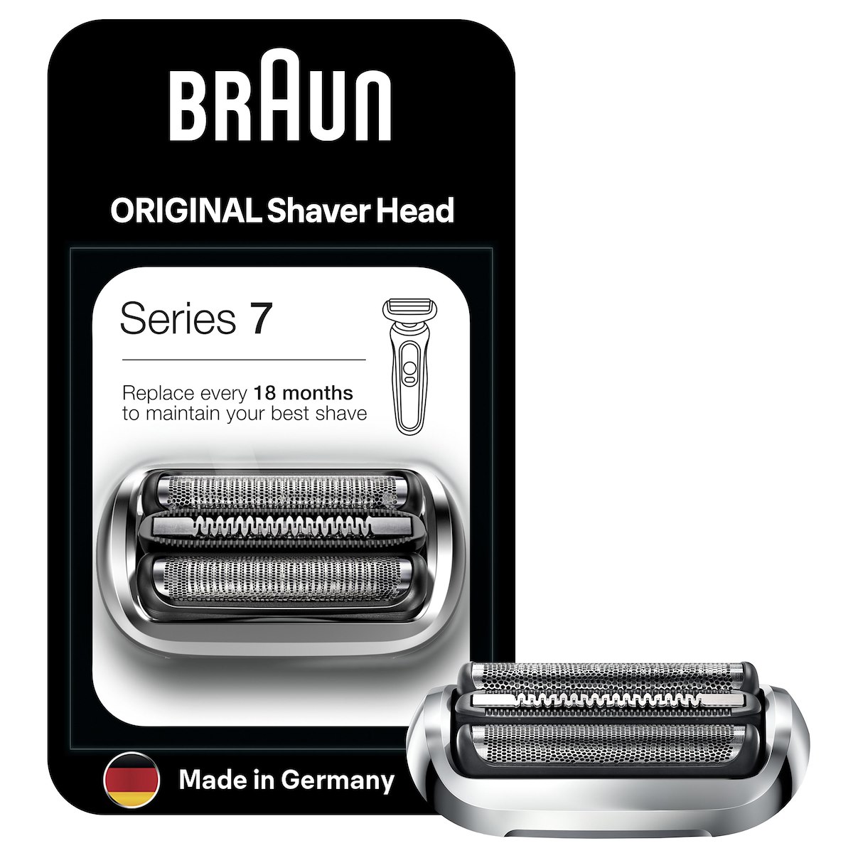 BRAUN 73S Testina Ricambio Originale Rasoi Serie 7