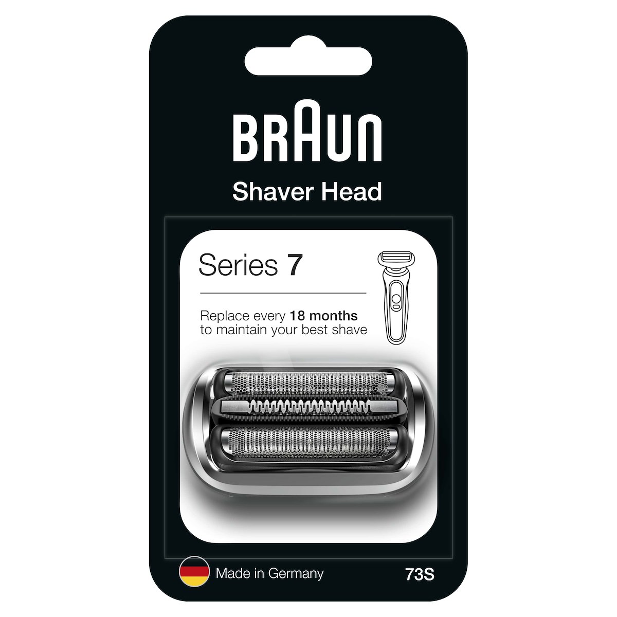BRAUN 73S Testina Ricambio Originale Rasoi Serie 7 - immagine 2