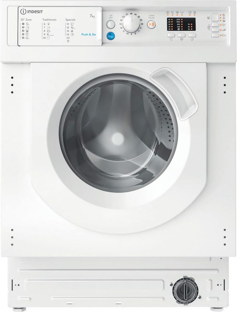 INDESIT BIWMIL71252EUN Lavatrice Incasso 7kg 1200giri Classe E Display LED