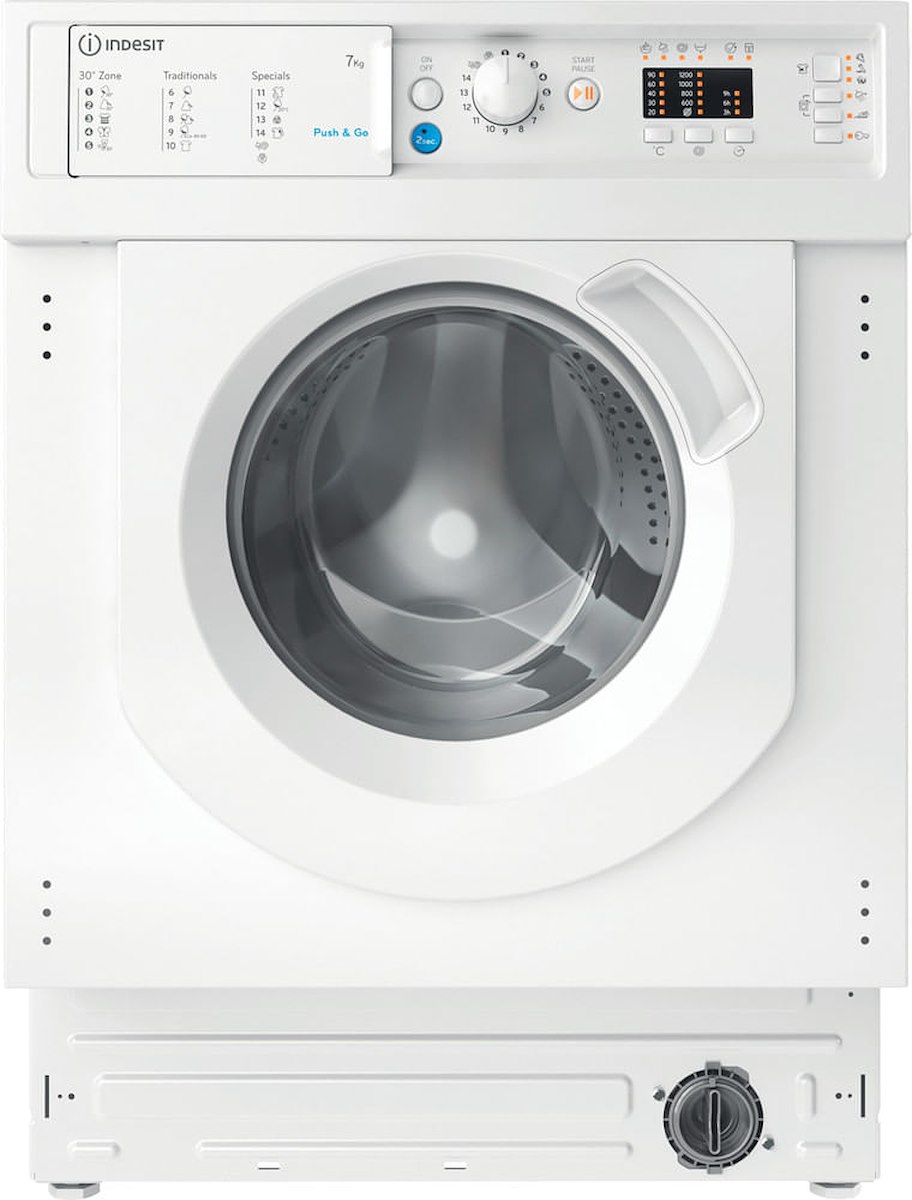 INDESIT BIWMIL71252EUN Lavatrice Incasso 7kg 1200giri Classe E Display LED