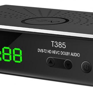 I-ZAP T385 Ricevitore DVB-T/T2 HD HEVC USB SCART HDMI con Telecomando