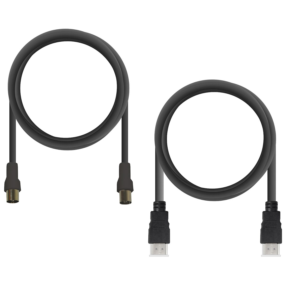 EKON ECKITAN18HDMI15K Bundle: Cavo Antenna Coassiale M-F + Cavo HDMI 1.5m - immagine 2