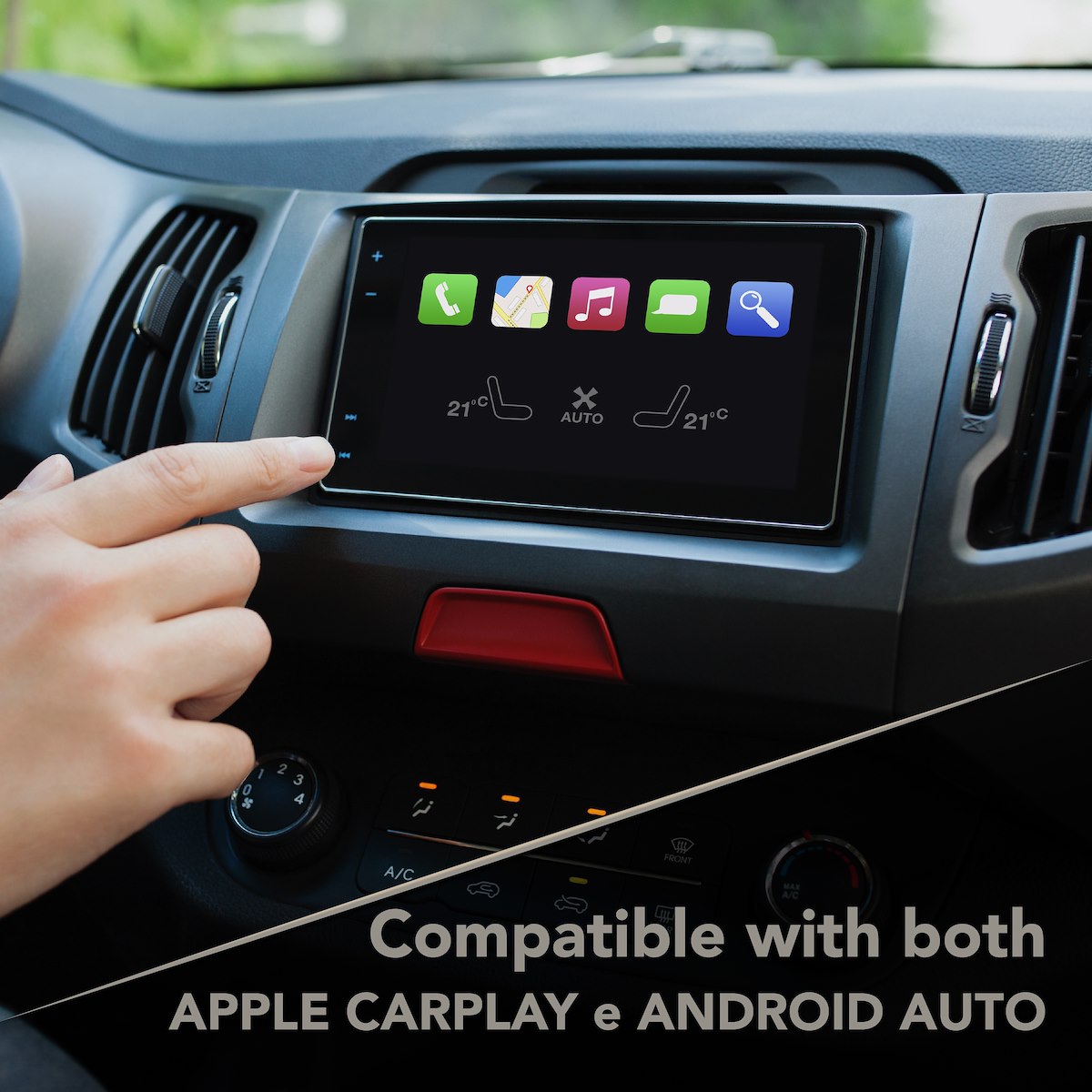 CELLULAR LINE USBC2ACARADAPTERK Adattatore Auto USB-C Nero - immagine 3