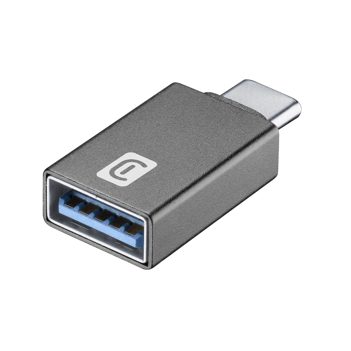 CELLULAR LINE USBA2CCARADAPTERK Adattatore Auto USB-C a USB Nero