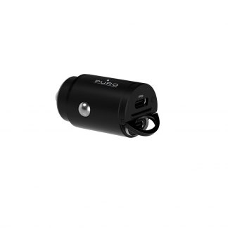 PURO FCMCHUSBCC30WBLK Caricabatterie Auto USB-C Fast Charger