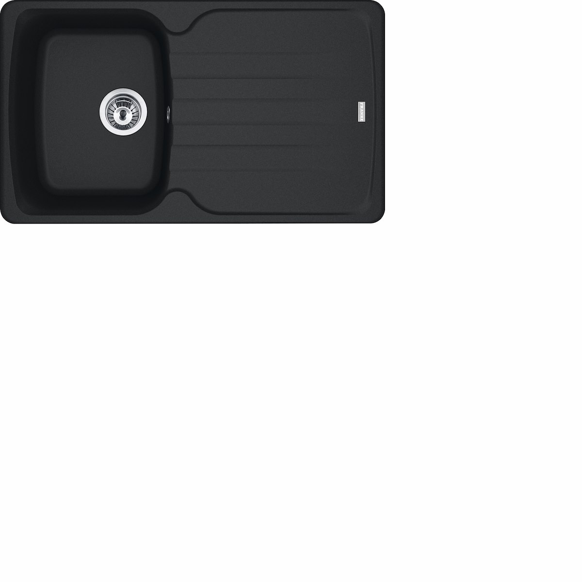 FRANKE AZG61186NERO Lavello 1 vasca con gocciolatoio 86cm Antea Nero - immagine 2
