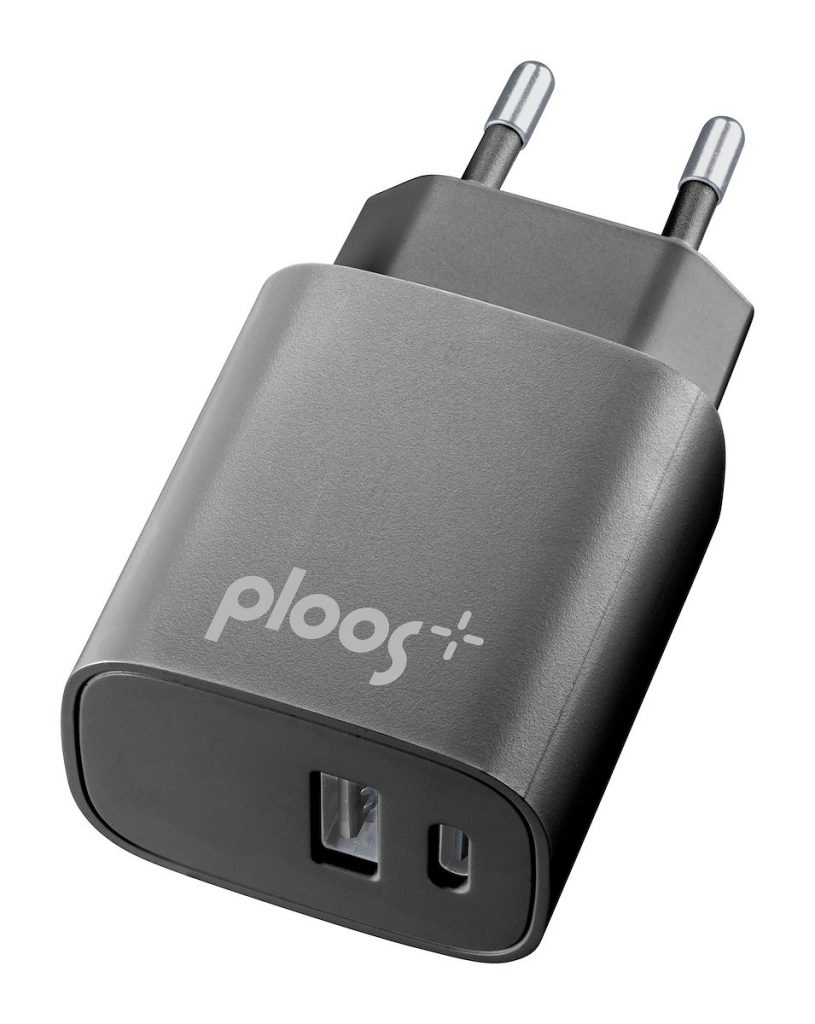 CELLULAR LINE PLTC2USBPD20WK Caricabatterie Rete Dual USB+USB-C 20W PD Nero