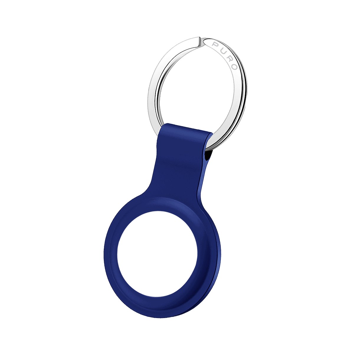 PURO ATICON1DKBLUE Custodia AirTag Silicone Blu - immagine 2