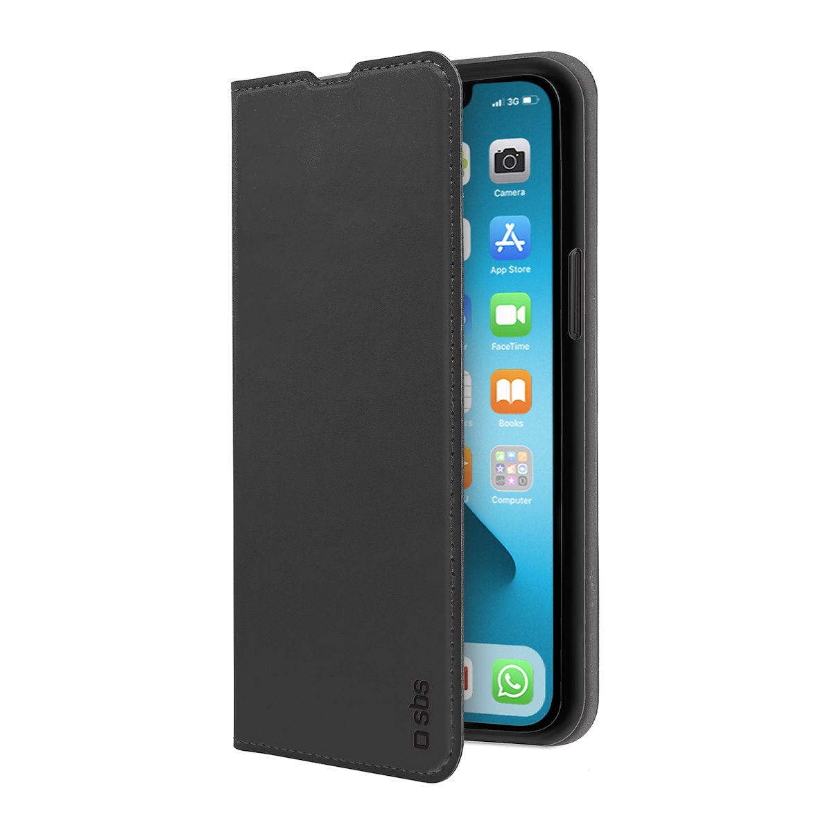 SBS TEBKLITEIP1354K Cover Wallet Lite iPhone 13 Mini, Nero