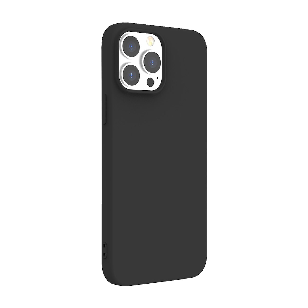 AREA TPUA7062LIQLK Cover TPU Lite Silicone per iPhone 13 Pro Max Nera