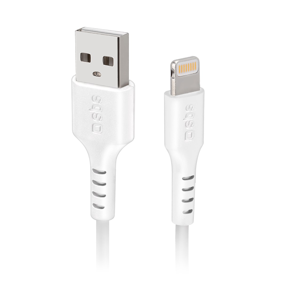 SBS TECABLEUSBIP5389W Cavo Dati USB 2.0-Lightning 3m Bianco
