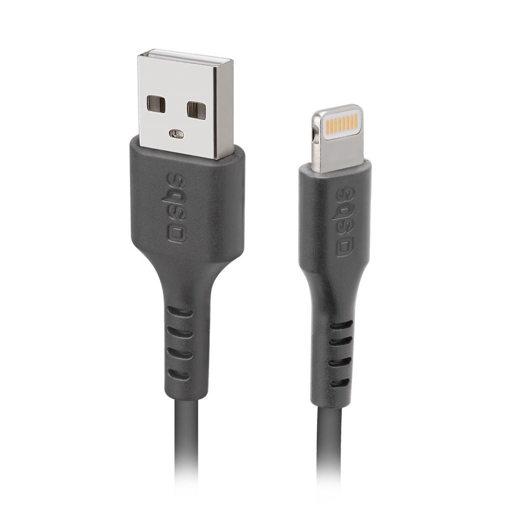 SBS TECABLEUSBIP589K Cavo Dati USB 2.0-Lightning 1m Nero
