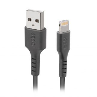 SBS TECABLEUSBIP589K Cavo Dati USB 2.0-Lightning 1m Nero