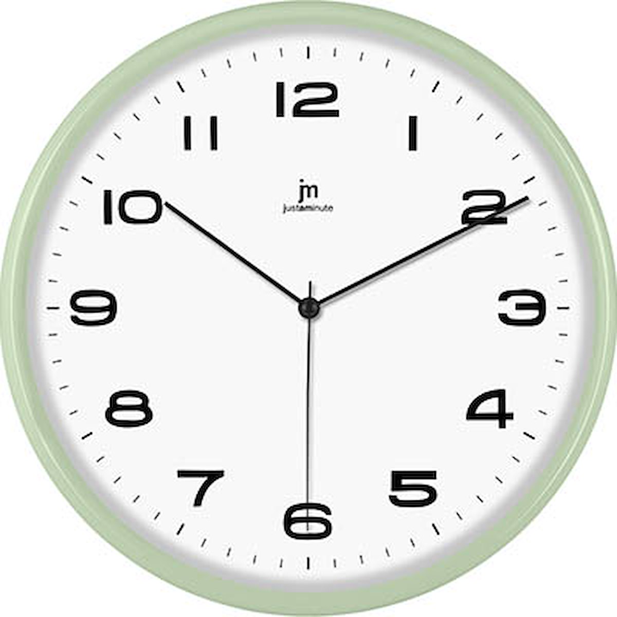 JUSTAMINUTE 00842V Orologio da Parete in ABS Verde