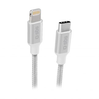 SBS TECABLELIGTC1BW Cavo Lightning-Type-C 1m