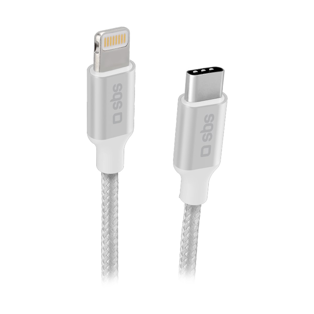SBS TECABLELIGTC1BW Cavo Lightning-Type-C 1m