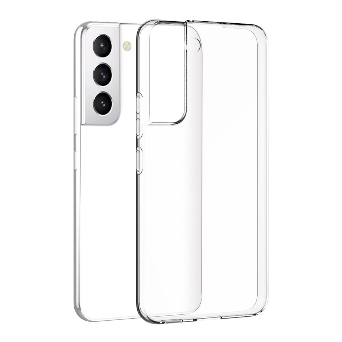 AREA TPUSA9104YC Cover TPU Trasparente Anti-Ingiallimento per Galaxy S22+