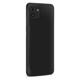 AREA TPUA9111LIQLK Cover Silicone TPU Lite per Samsung A03, Nero