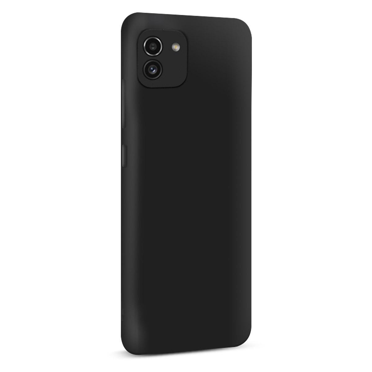 AREA TPUA9111LIQLK Cover Silicone TPU Lite per Samsung A03, Nero