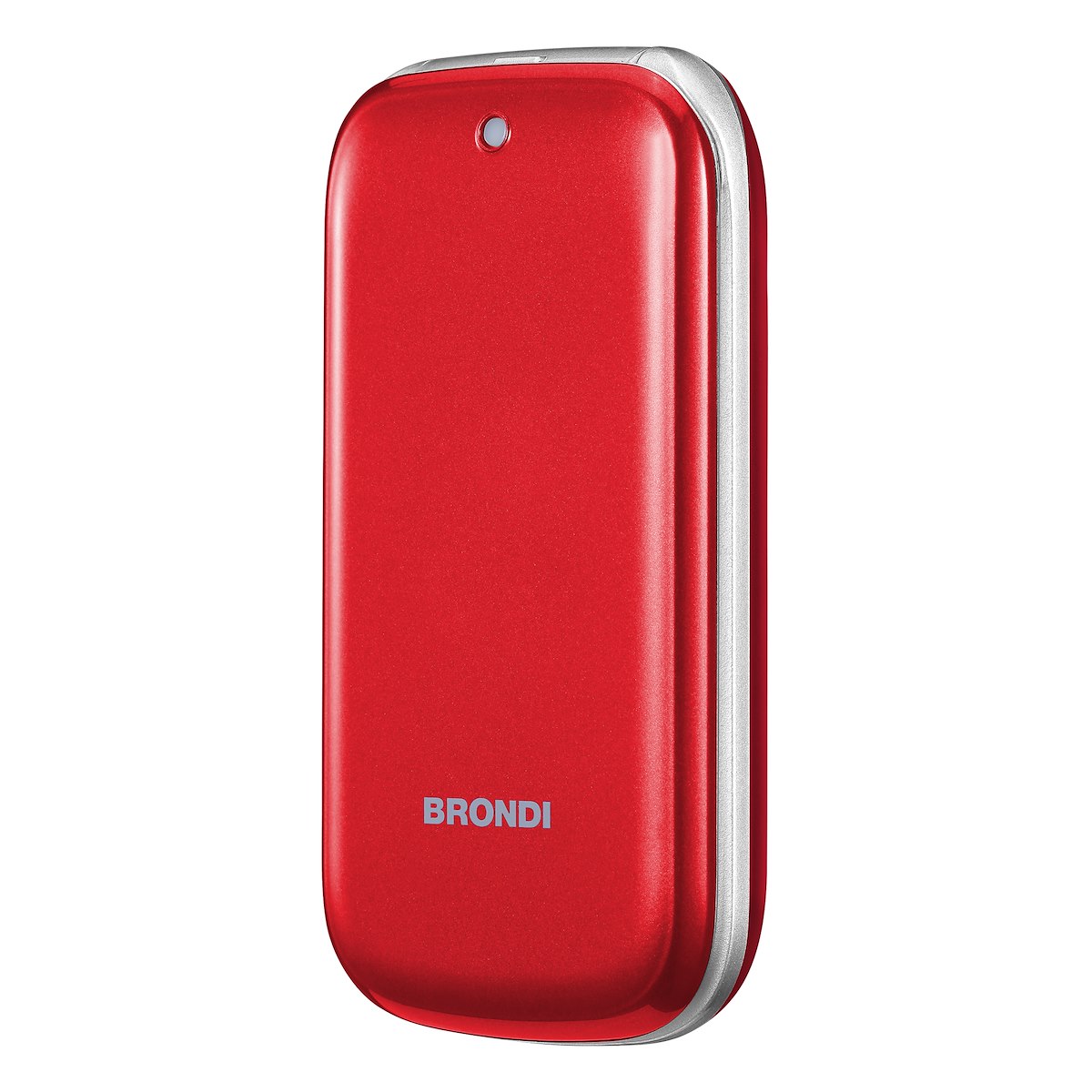 BRONDI STONEPIUROSSO Cellulare Flip QB 2.4" Dual SIM BT 1.3MP LED Rosso - immagine 4