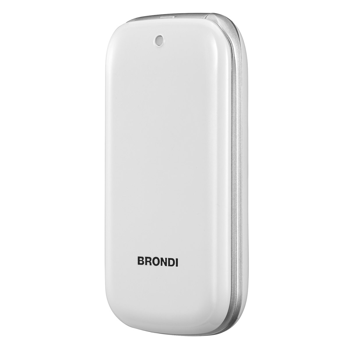 BRONDI STONEPIUBIANCO Cellulare Flip QB 2.4 Dual SIM BT 1.3MP LED Bianco - immagine 4