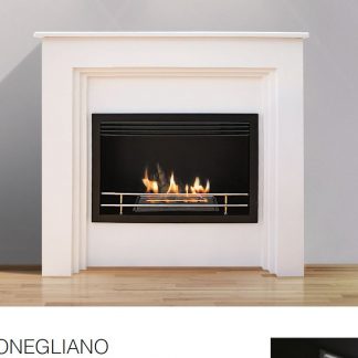RUBY BIOACONEB Camino bioetanolo pavimento 2500W, bianco
