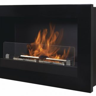 RUBY BIOCAMTVN Camino Bioetanolo 2500W Incasso Parete Treviso Nero