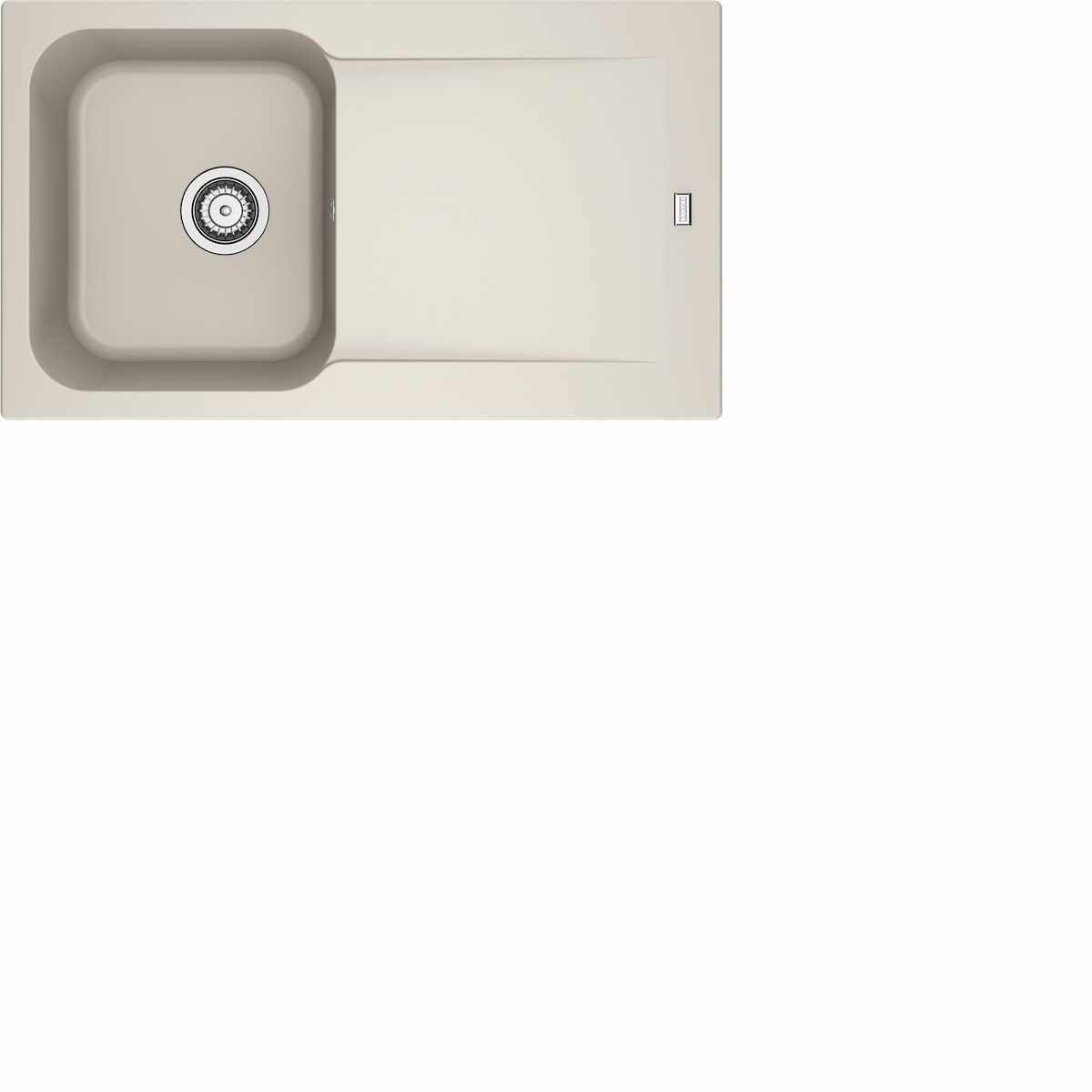 FRANKE KID61186BEIGE Lavello 1 vasca con gocciolatoio 86cm Beige