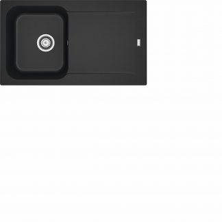 FRANKE KID61186NERO Lavello 1 vasca con gocciolatoio 86cm nero
