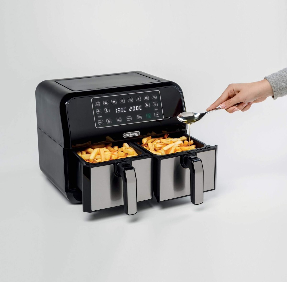 Ariete Airy Fryer Dual Metal Friggitrice ad Aria 1700W 8LT - immagine 4