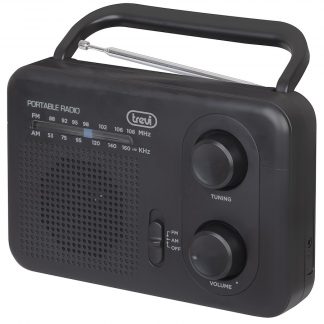 TREVI 0RA7F6400 Radio portatile 5W AM/FM 2 bande, nero