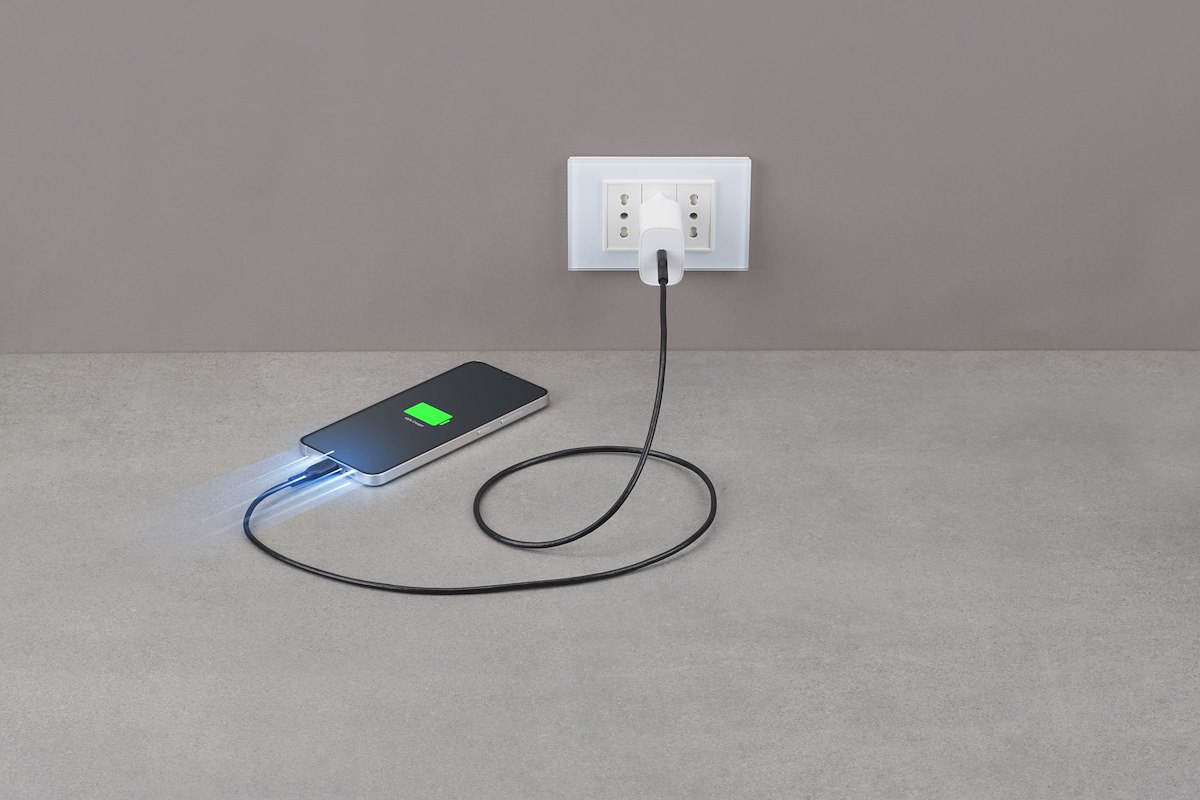 CELLULAR LINE USBDATAC2C5A1MK Cavo USB-C a USB-C 5A Nero - immagine 2