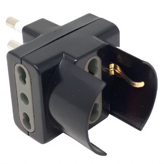 GBC 22022920 Adattatore triplo Schuko 16A, bianco