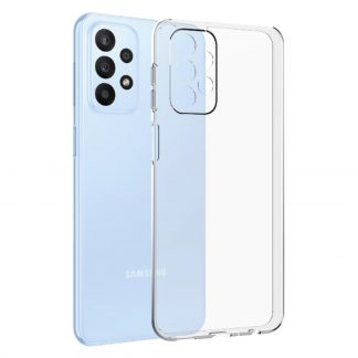 AREA TPUSA9116YC Cover TPU Slim Anti-Ingiallimento Clear per Galaxy A23