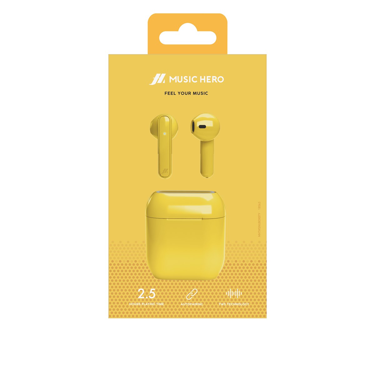 SBS MHTWSNUBOXBTY Auricolari True Wireless Stereo Giallo - immagine 4