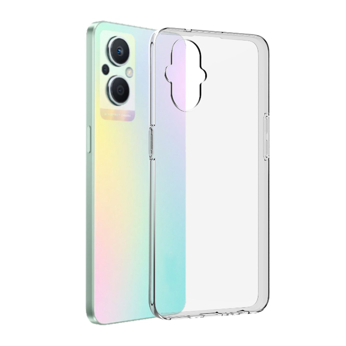 AREA TPUSA8957C Cover TPU Zero Trasparente per Oppo Reno 8 Lite 5G/A96 5G