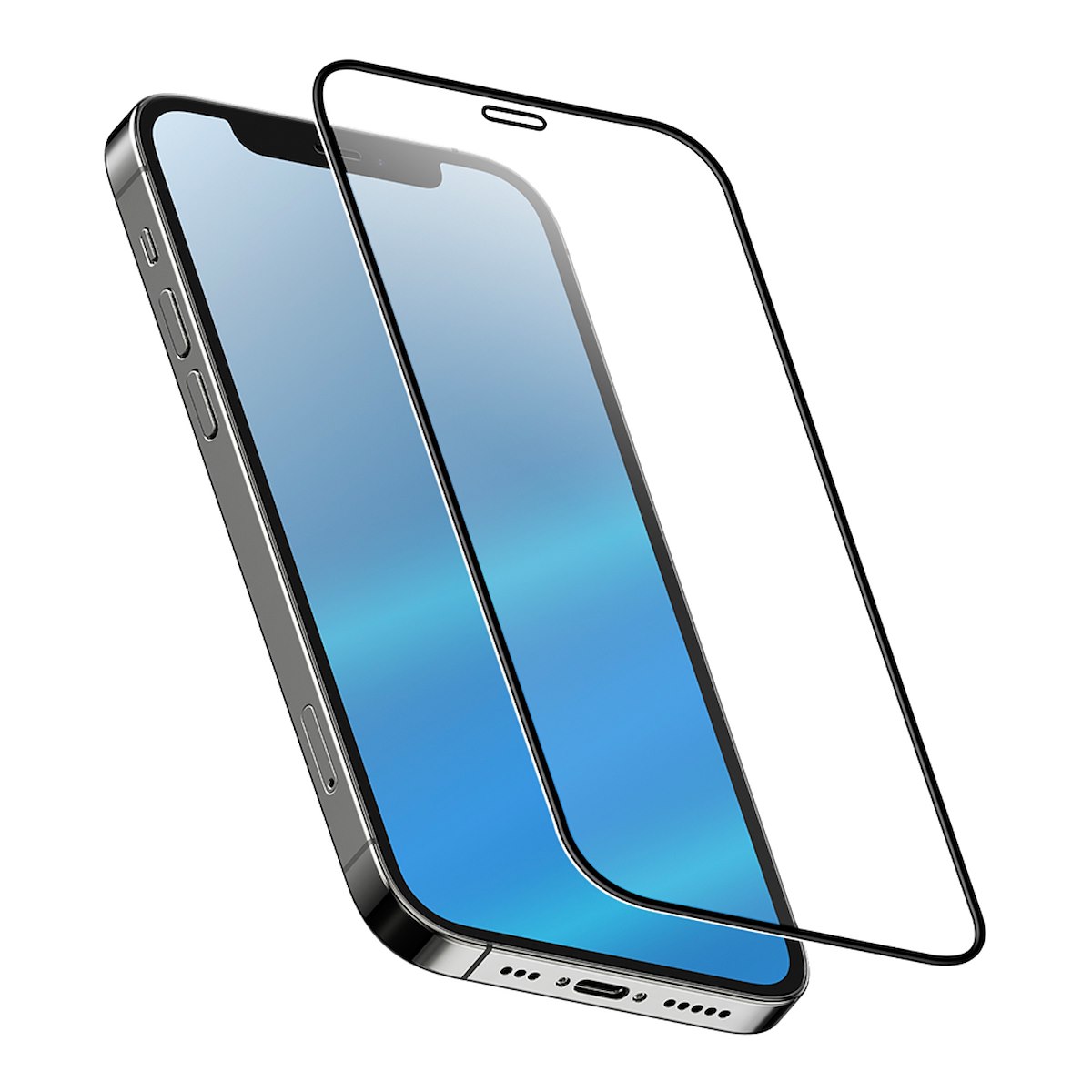 EVA FRUIT SP7070TITK Pellicola Protettiva Titan Full Cover Nera iPhone 14 Pro Max