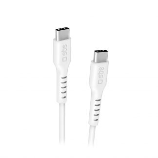 SBS TECABLETCC2MW Cavo Type-C 2.0, 2m, Bianco