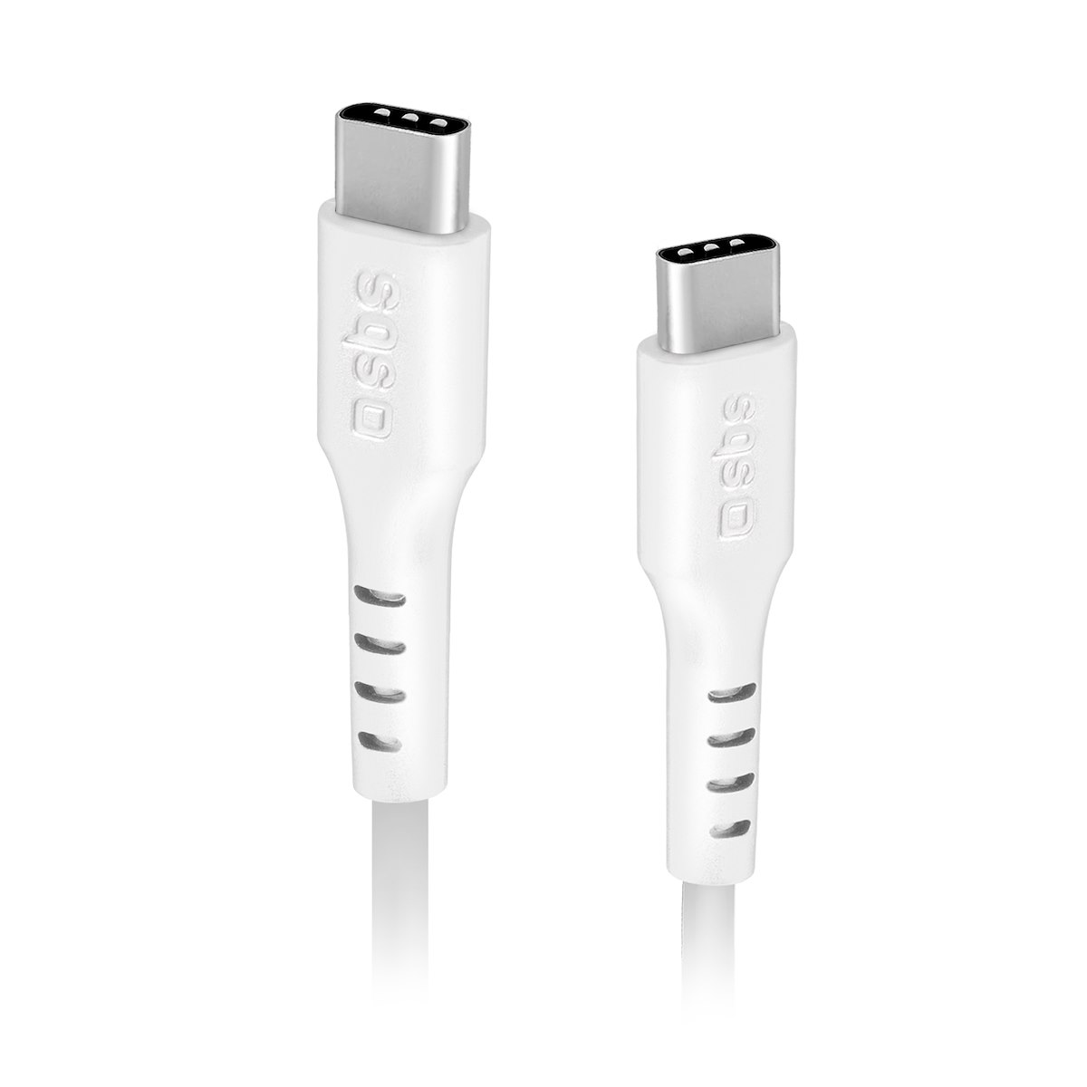 SBS TECABLETCC20W Cavo USB-C 2.0, 1.5m, Bianco