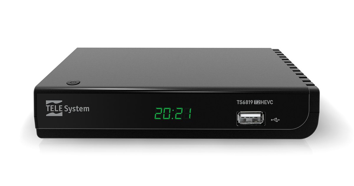 TELESYSTEM TS6819 Ricevitore DVB-T2 HD HDR HLG USB HDMI SCART - immagine 3