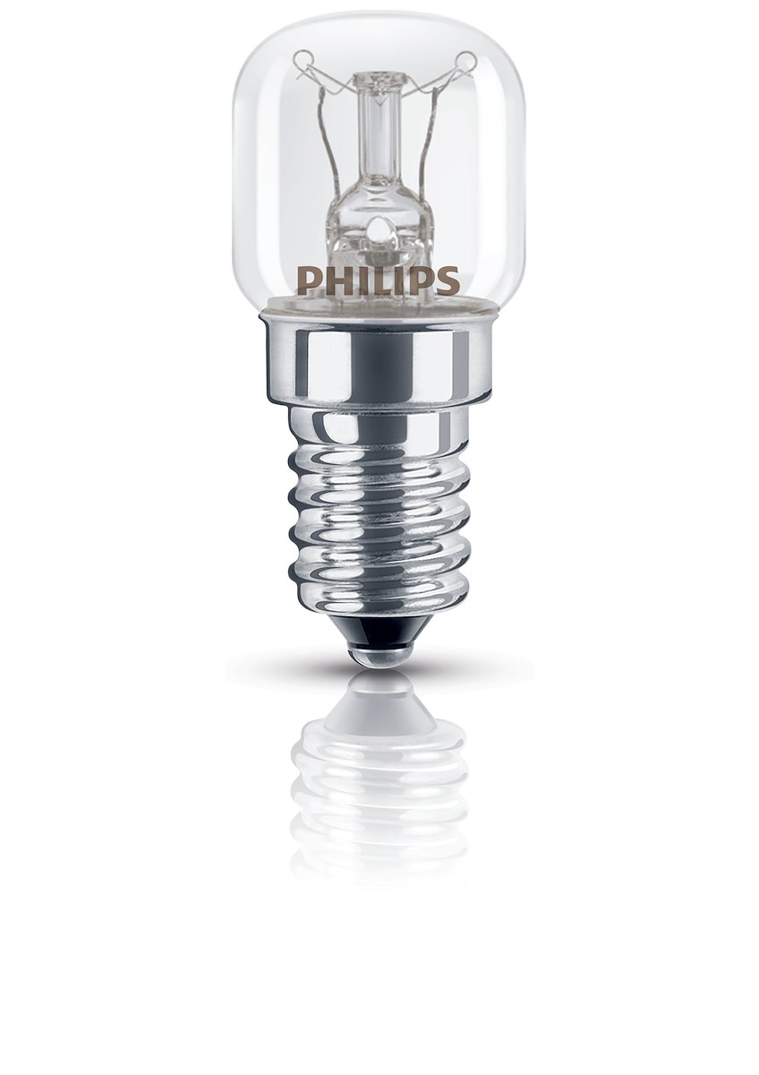 PHILIPS 15T22FORP2P Lampade Alogene 15W E14 230-240V T22 Chiare, 10 Pezzi