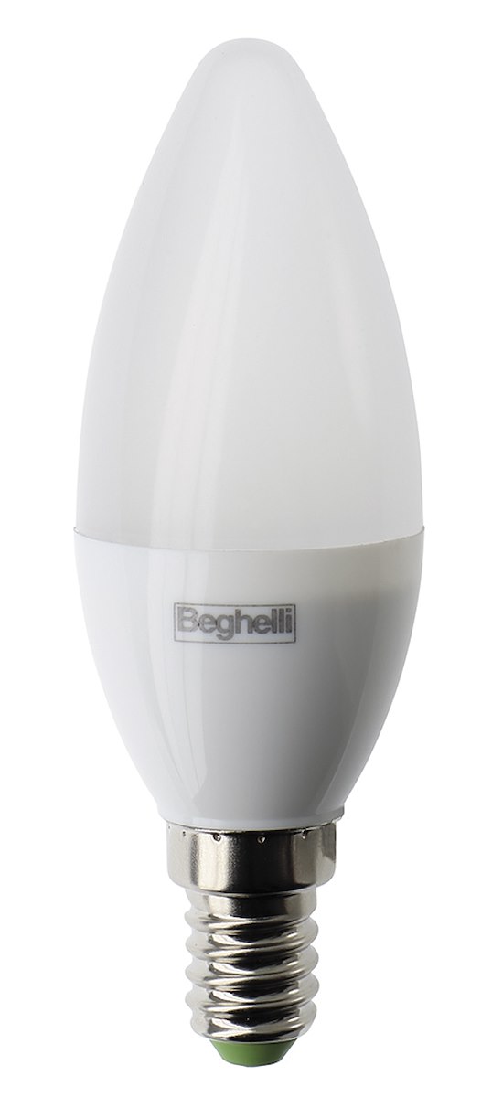 BEGHELLI 58046 Lampada LED Oliva 7W E14 6500K 700LM 4pz